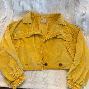 new free people collared jacket size Large